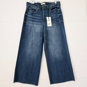 NWT Oat New York High Rise Wide Leg Jeans Blue Size 10